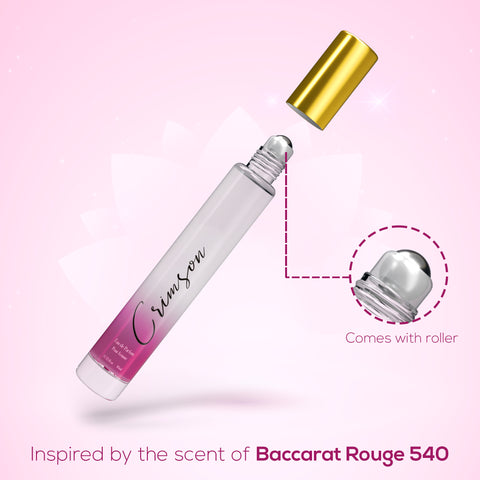 Crimson Eau De Parfum Rollerball | Baccarat Rouge 540 Perfume